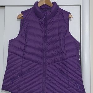 Talbots Chevron Quilted Vest